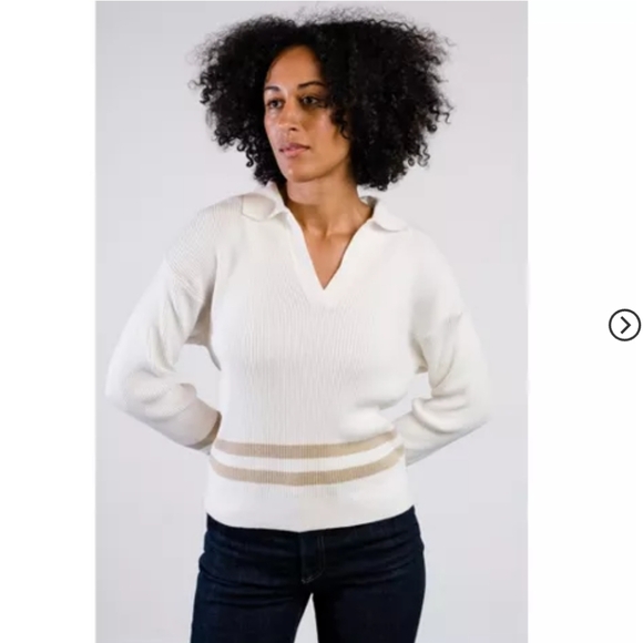 NWT ABLE Women's Jenna Polo Sweater Sz 1X - Picture 4 of 9